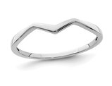 14K White Gold Wedding Band Ring