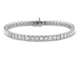 2.97 Carat (ctw) Diamond Tennis Bracelet in Sterling Silver