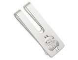 Men's Sterling Silver Cut Out Money Sign Money Clip