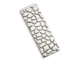 Stainless Steel Polished and Textured Money Clip