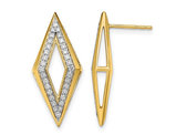 1/3 Carat (ctw) Diamond Earrings in 14K Yellow Gold