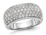 1.59 Carat (ctw VS2-SI1, D-E-F) Lab-Grown Diamond Ring Band in 14K White Gold (SIZE 7)