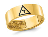 Men's 14K Yellow Gold 14th Degree Grand Elect Masonic Ring (SIZE 10)