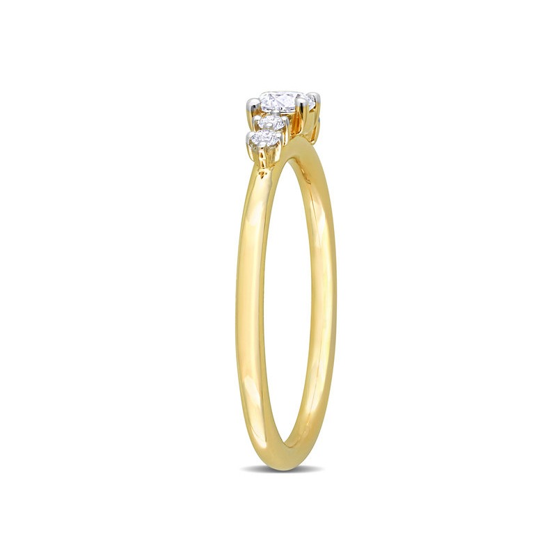 1/3 Carat (ctw I1-I2, H-I) Diamond Ring in 14K Yellow Gold