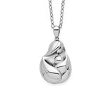 Sterling Silver Mother and Baby - Mine To Keep - Pendant Necklace with Chain