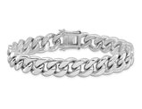 Men's Sterling Silver Curb Chain Bracelet 8.5 Inches