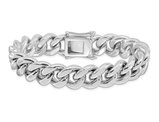 Men's Sterling Silver Curb Chain Bracelet 8.5 Inches