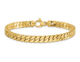 Men's 14K Yellow Gold Polished Fancy Link Bracelet (8.5 Inches)