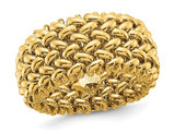 14K Yellow Gold Mesh Ring (SIZE 7.50)