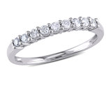 1/4 Carat (ctw) Diamond Anniversary Band Ring in 10K White Gold