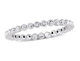 1/4 Carat (ctw) Diamond Eternity Wedding Band Ring in 10K White Gold