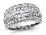 1.70  Carat (ctw VS2-SI1, G-H) Lab-Grown Diamond Band Ring in 14K White Gold (SIZE 7)