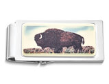 Men's Buffalo Hinged Money Clip