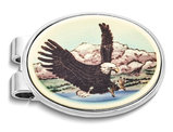 Men's Eagle Landing Oval Money Clip