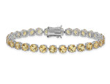 13.95 Carat (ctw) Citrine Bracelet in Sterling Silver (8 Inches)