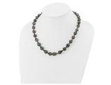 Saltwater Cultured Tahitian Pearl Necklace (8-11mm) in 14K White Gold
