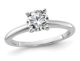 1.00 Carat (ctw VS2-VS1, D-E-F) IGI Certified Lab-Grown Diamond Solitaire Engagement Ring in 14K White Gold