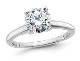 1.50 Carat (ctw VS2-VS1, D-E-F) IGI Certified Lab-Grown Diamond Solitaire Engagement Ring in 14K White Gold