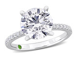 2.96 Carat (ctw VS1-VS2, G-H) Lab-Grown Diamond Solitaire Engagement Ring in 14k White Gold
