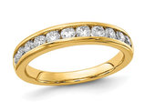3/4 Carat (ctw VS1-VS2, D-E-F) Lab-Grown Diamond Wedding Band Ring in 14K Yellow Gold