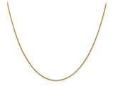 18 inch 14 Karat Yellow Gold Diamond-Cut Franco Chain in (1.00mm)