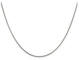 18 inch Sterling Silver Round Franco Chain in (1.00mm)