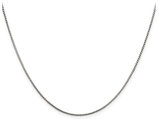 24 inch Sterling Silver Round Franco Chain in (1.00mm)