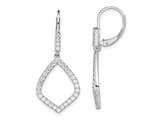 3/4 Carat (ctw SI-SI2, G-H) Lab-Grown Diamond Drop Earrings in 14K White Gold