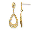 10K Yellow Gold Drop Dangle Earrings