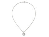 Sterling Silver Smiley Face Eye Hearts Charm Pendant Necklace with Chain