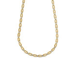 10K Yellow Gold Fancy Link Necklace (17 inches)