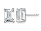 5.00 Carat (ctw SI1-SI2, G-H) Certified Lab Grown Diamond Solitaire Stud Earrings in 14K White Gold