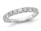 1.00 Carat (ctw VS2-SI1, G-H) Lab-Grown Diamond Band Ring in 14K White Gold (SIZE 7)
