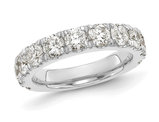 2.00 Carat (ctw VS2-SI1, G-H) Lab-Grown Diamond Band Ring in 14K White Gold (SIZE 7)