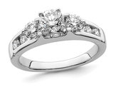 1.26 Carat (ctw SI, G) Lab-Grown Diamond Engagement Ring in 14K White Gold