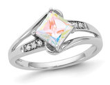 1.40 Carat (ctw) Mercury Mist Topaz Ring in Sterling Silver