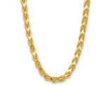 14K Yellow Gold Fancy Link Franco Necklace (18 inches)