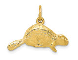 14K Yellow Gold Beaver Charm Pendant (NO CHAIN)