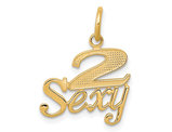 10K Yelllow Gold 2-SEXY Charm Pendant (NO CHAIN)
