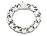 Mens Stainless Steel Polished Large Link Bracelet 8.5 Inches