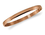 Stainless Steel Brown Plated Polished Bangle Bracelet (6.0mm)