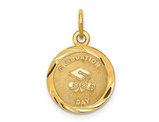 14K Yellow Gold - Graduation Day - Charm Pendant (NO CHAIN)