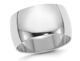 Mens Sterling Silver Wedding Band Ring (12mm)