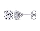 2.00 Carat (ctw SI1-SI2) Lab-Grown Round Diamond Solitaire Martini-Style Earrings 14K White Gold