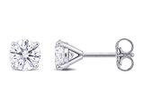 1.50 Carat (ctw VVS2) Certified Lab-Grown Round Diamond Solitaire Martini-Style Earrings Platinum