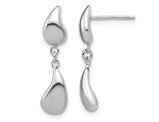 Sterling Silver Teardrop Dangle Earrings