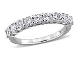 1.00 Carat (ctw) Lab-Grown Diamond Anniversary Band Ring 14K White Gold