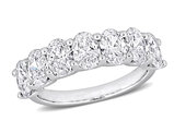 3.00 Carat (ctw) Lab-Grown Diamond Anniversary Band Ring 14K White Gold