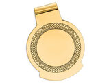 Gold Plated Sterling Silver Rounded Money Clip