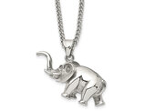 Stainless Steel Elephant Pendant Necklace with Chain